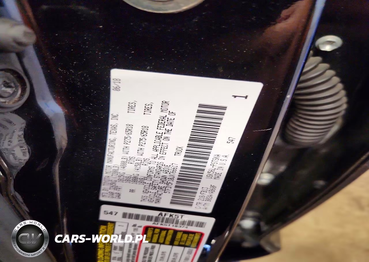 2018 Toyota Tundra Crewmax Sr5 VIN:5TFDY5F10JX766617 - 12