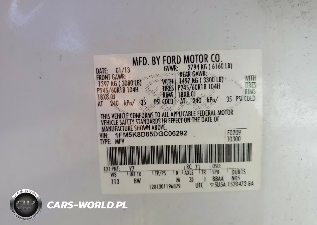 2013 Ford Explorer Xlt VIN:1FM5K8D85DGC06292 - 13