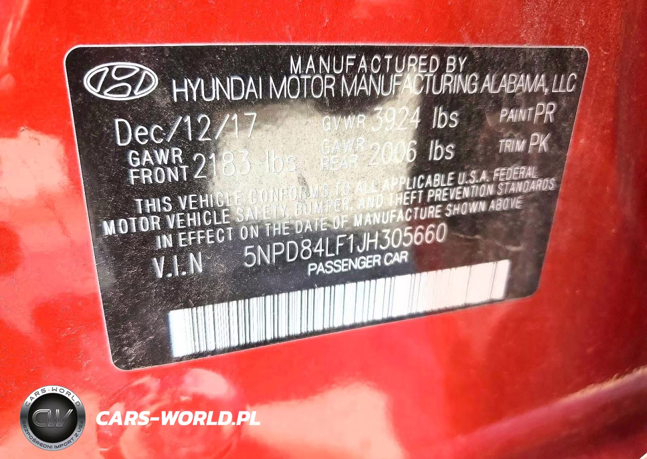 2018 Hyundai Elantra Sel VIN:5NPD84LF1JH305660 - 13