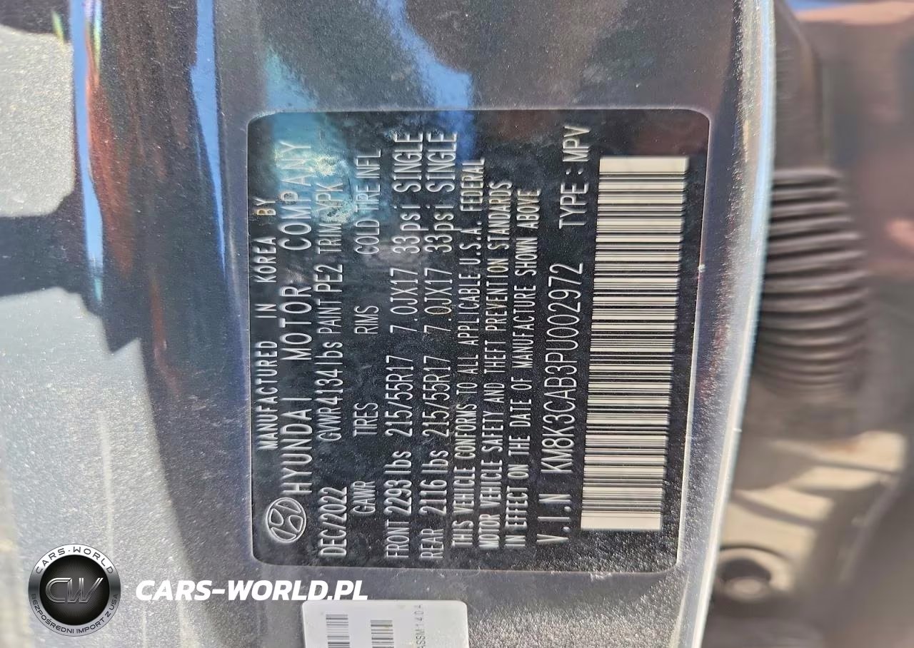 2023 Hyundai Kona Sel VIN:KM8K3CAB3PU002972 - 12