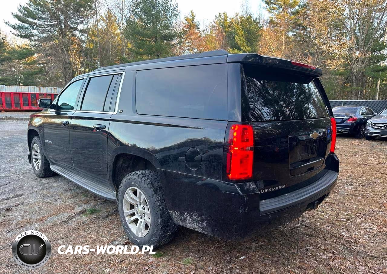 2015 Chevrolet Suburban K1500 Ls VIN:1GNSKHKCXFR162688 - 3
