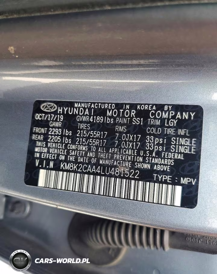 2020 Hyundai Kona Sel VIN:KM8K2CAA4LU481522 - 14