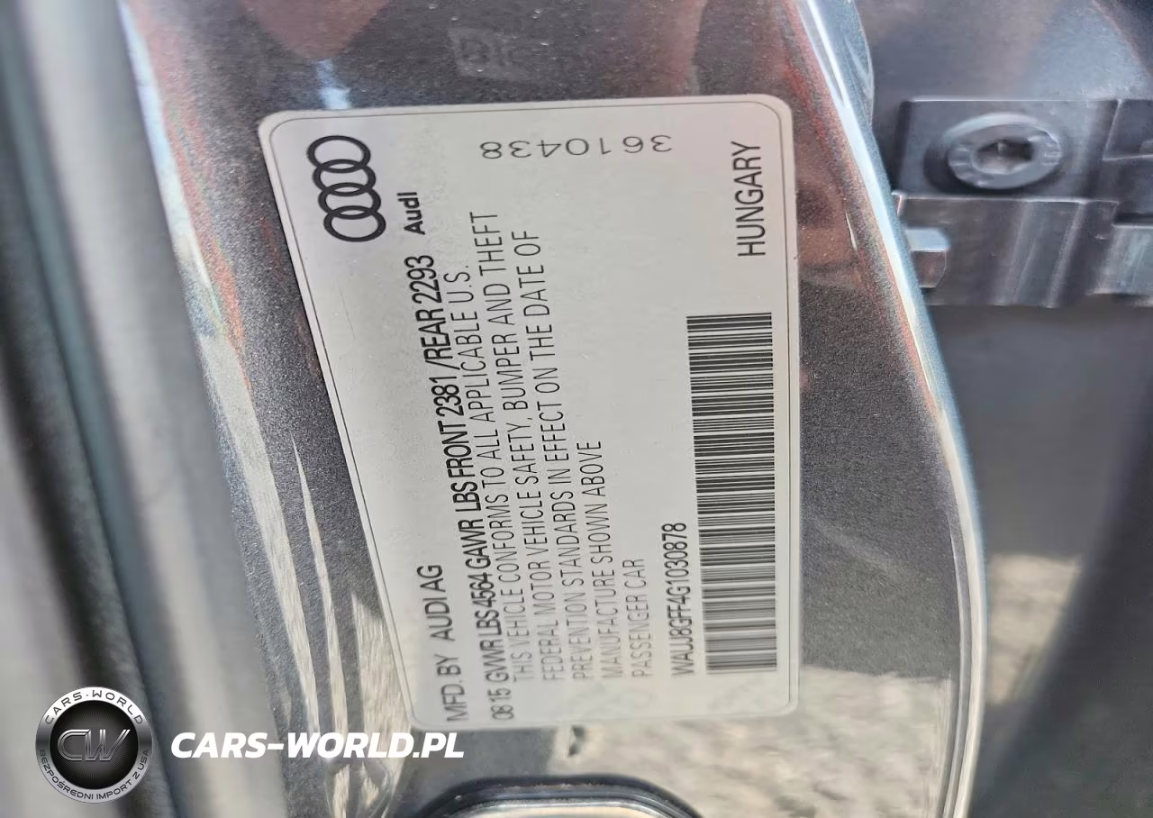 2016 Audi A3 Premium Plus S-Line VIN:WAUJ8GFF4G1030878 - 12