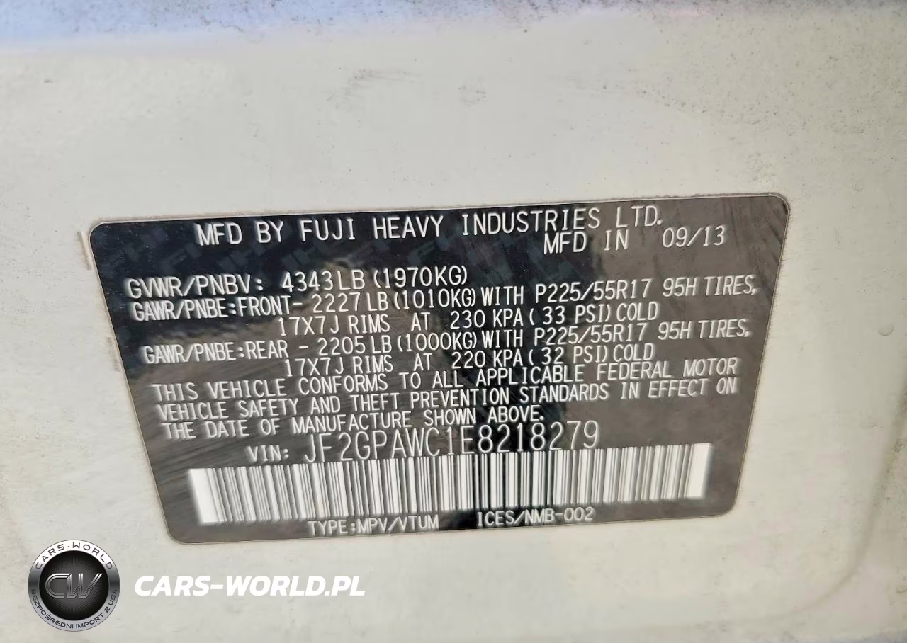 2014 Subaru Xv Crosstrek 2.0 Premium VIN:JF2GPAWC1E8218279 - 14