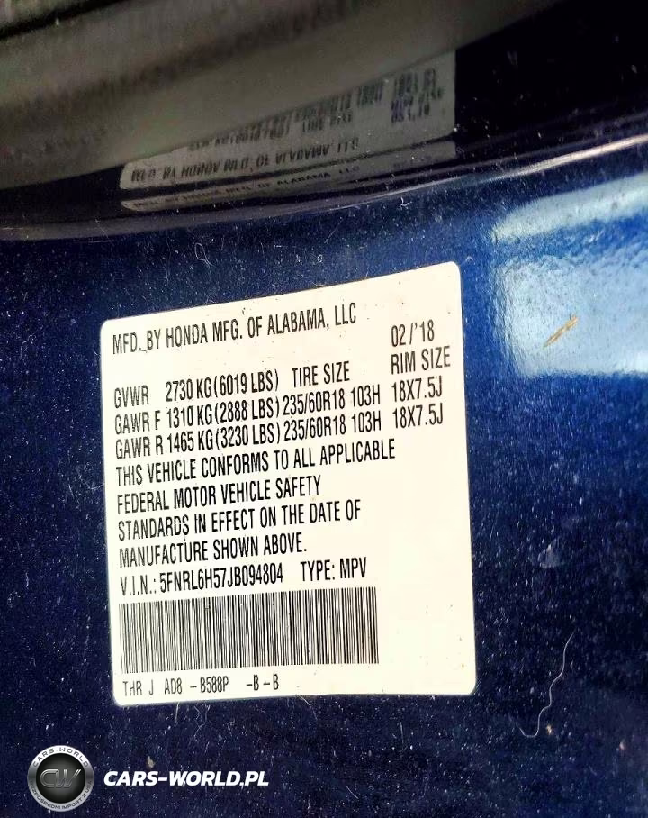 2018 Honda Odyssey Ex VIN:5FNRL6H57JB094804 - 13