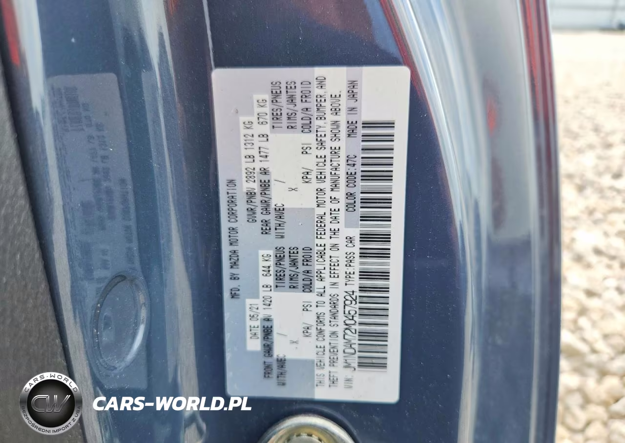 2021 Mazda Mx-5 Miata Grand Touring VIN:JM1NDAM72M0457924 - 12
