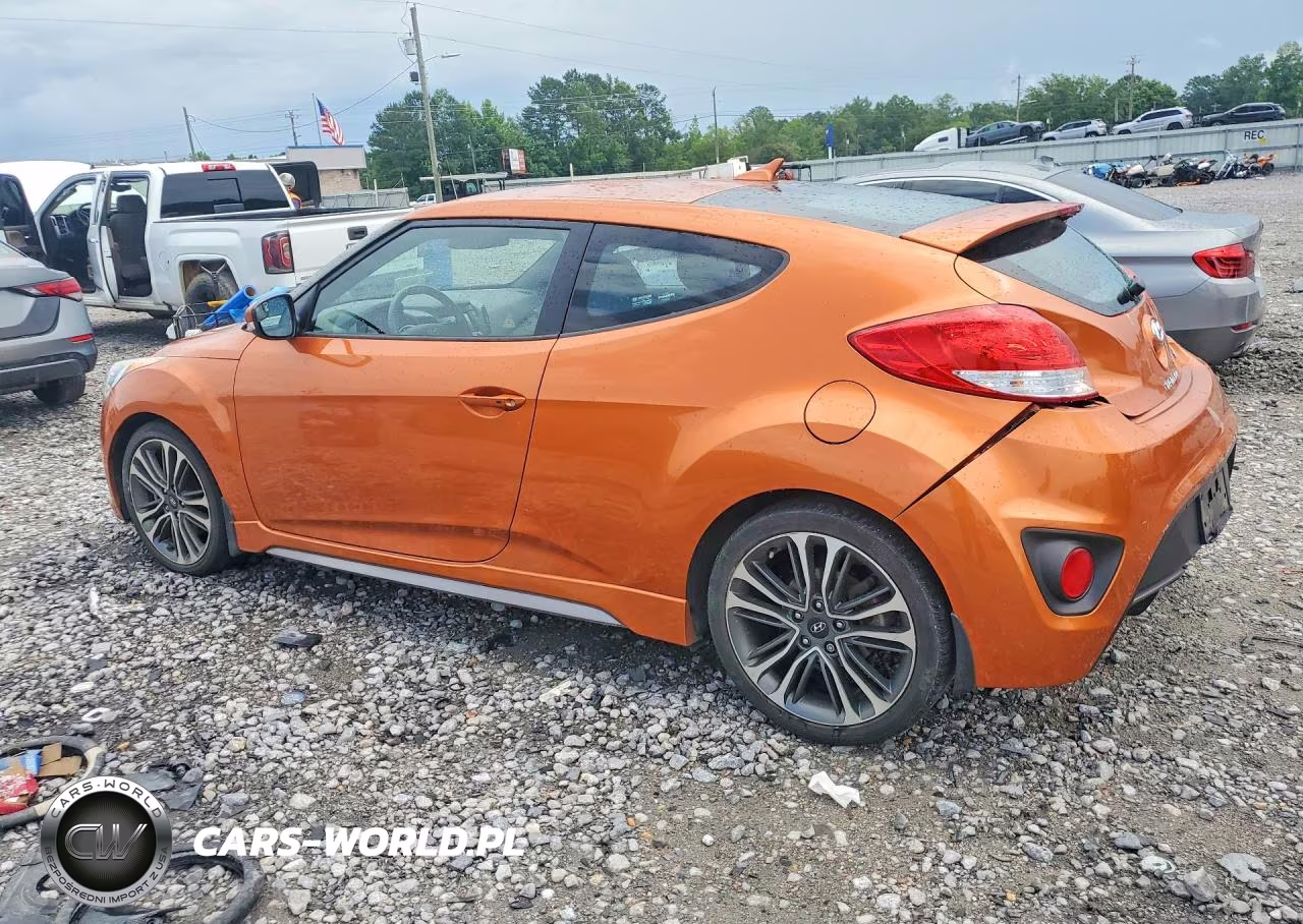 2016 Hyundai Veloster Turbo VIN:KMHTC6AE4GU249417 - 2