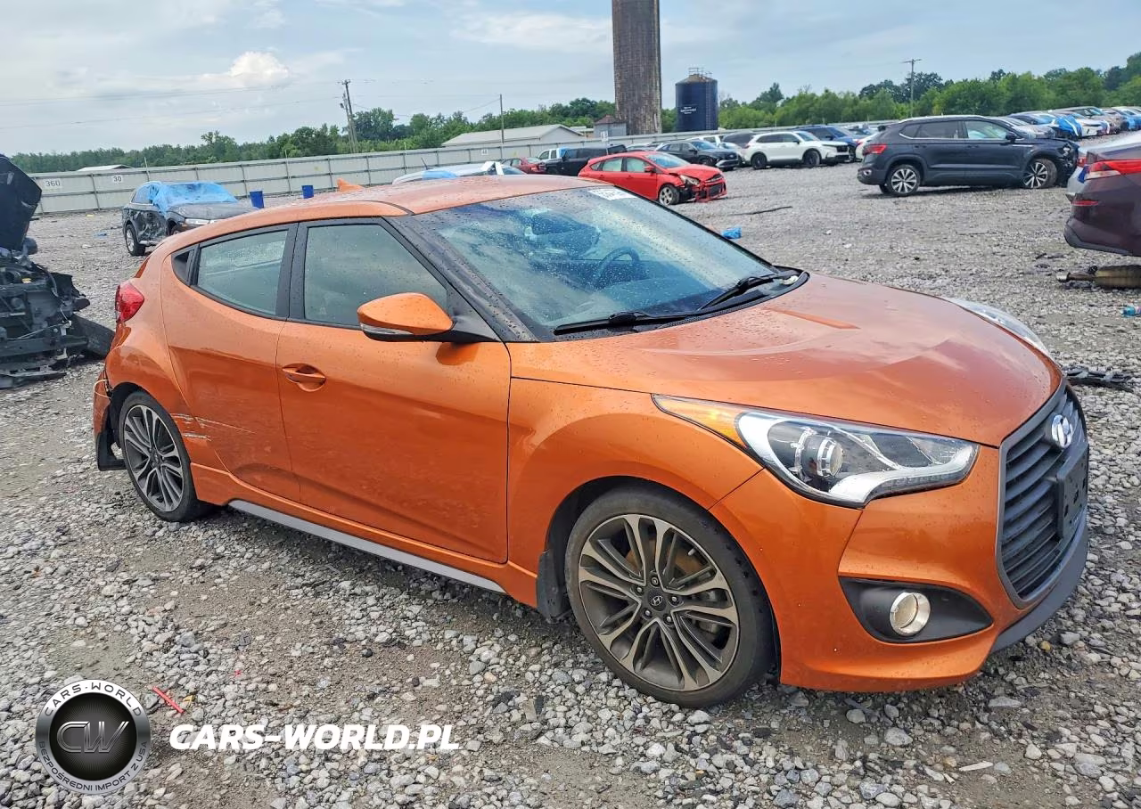 2016 Hyundai Veloster Turbo VIN:KMHTC6AE4GU249417 - 4
