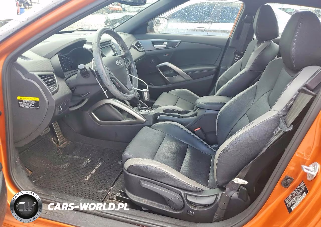 2016 Hyundai Veloster Turbo VIN:KMHTC6AE4GU249417 - 7