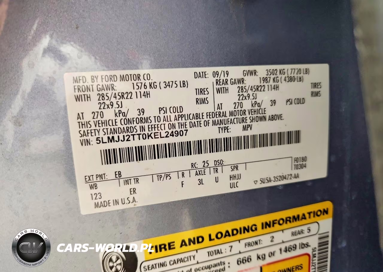 2019 Lincoln Navigator Black Label VIN:5LMJJ2TT0KEL24907 - 14