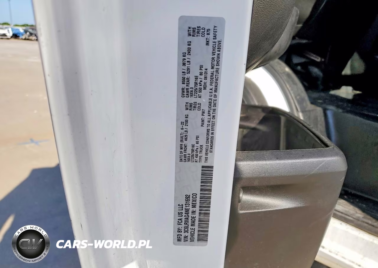 2022 Ram Promaster 1500 1500 Standard VIN:3C6LRVAG4NE131692 - 13