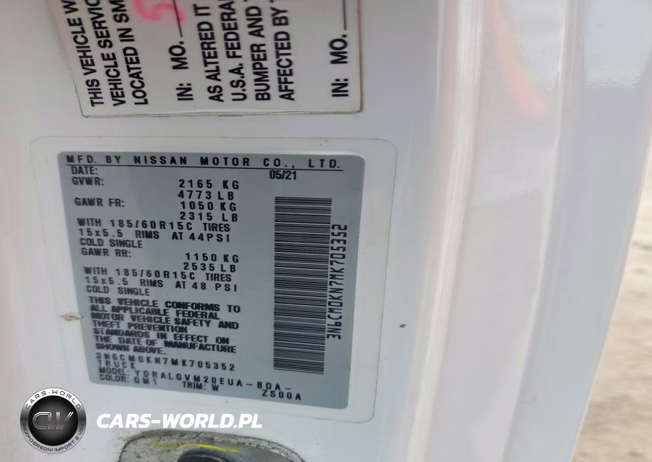 2021 Nissan Nv200 Sv VIN:3N6CM0KN7MK705352 - 13