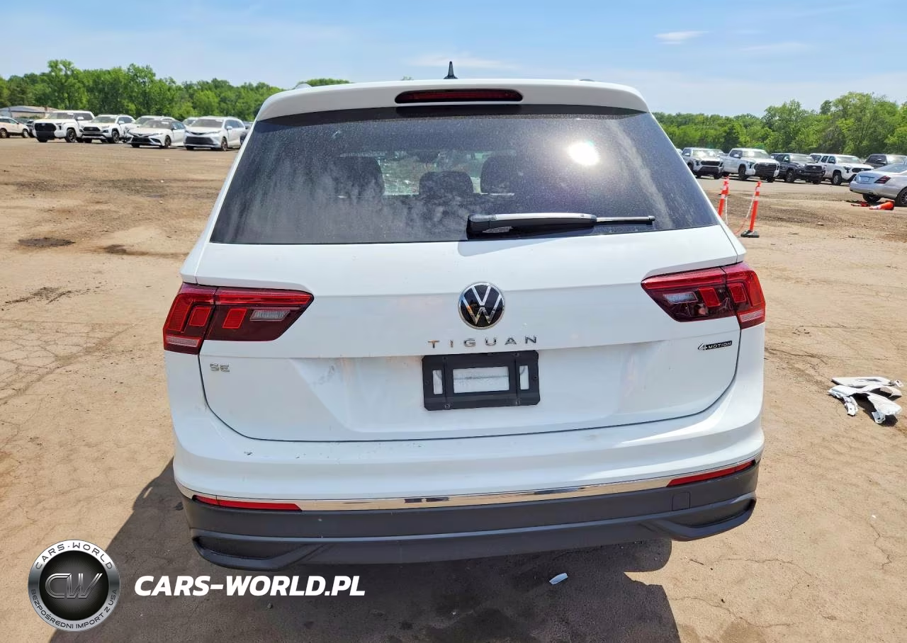 2022 Volkswagen Tiguan Se VIN:3VV2B7AX9NM034869 - 6