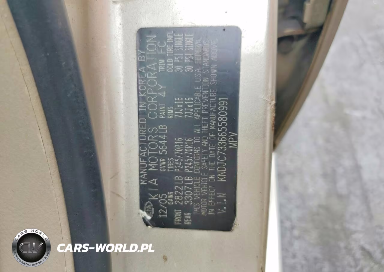 2006 Kia Sorento Lx VIN:KNDJC733665580991 - 13