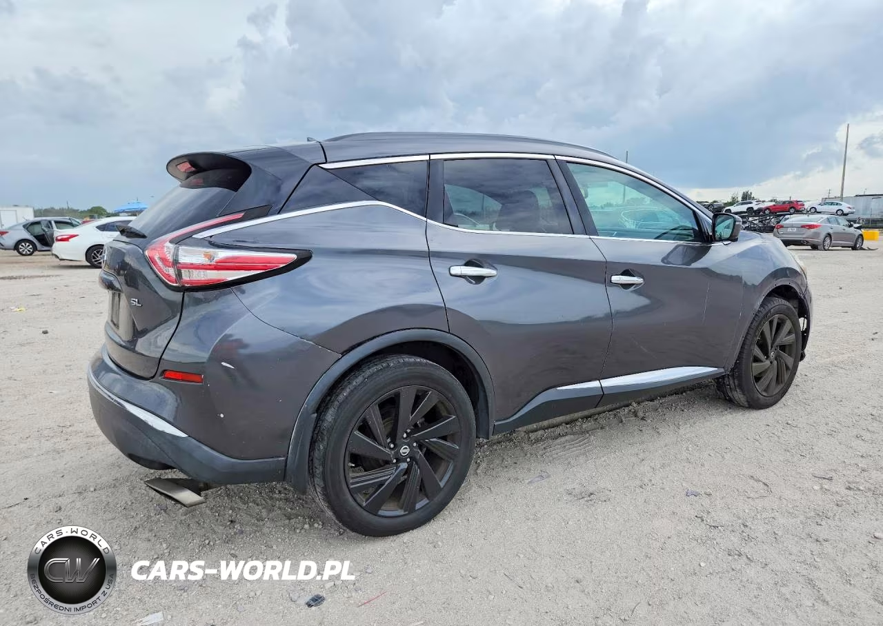 2016 Nissan Murano Sl VIN:5N1AZ2MG3GN118498 - 3