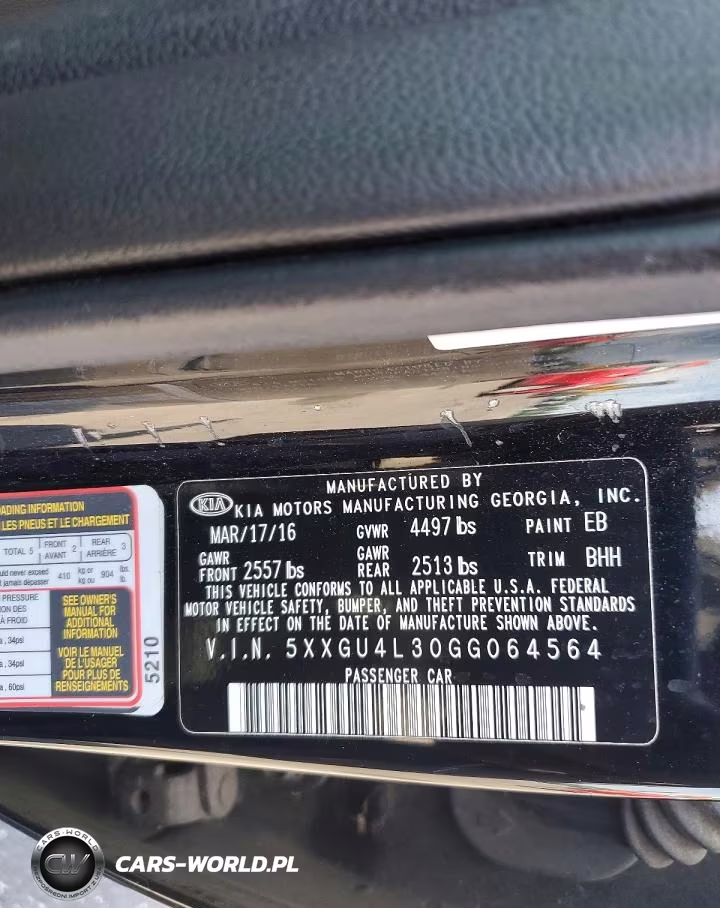 2016 Kia Optima Ex VIN:5XXGU4L30GG064564 - 12