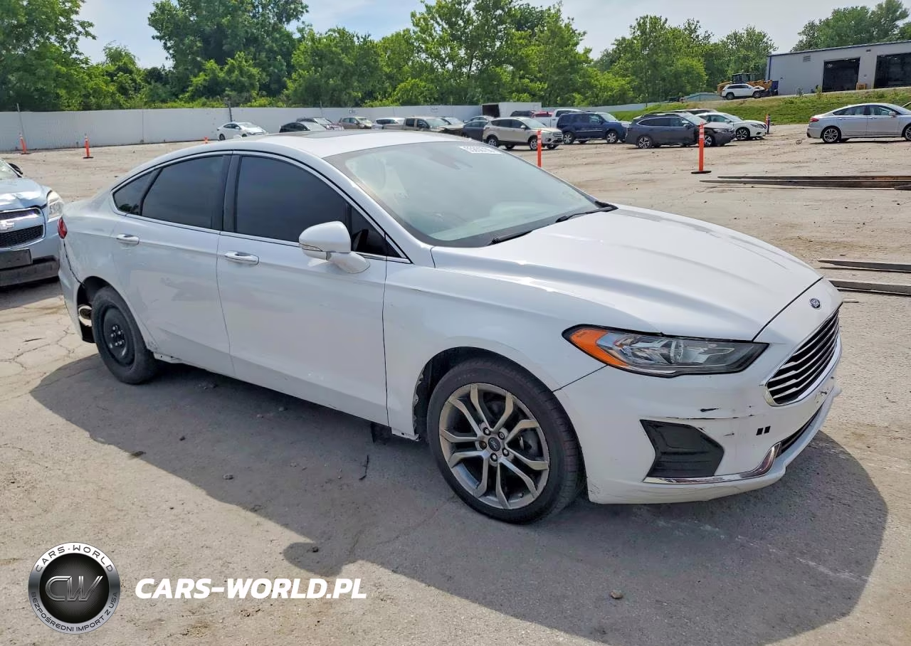 2019 Ford Fusion Sel VIN:3FA6P0CD7KR181062 - 4