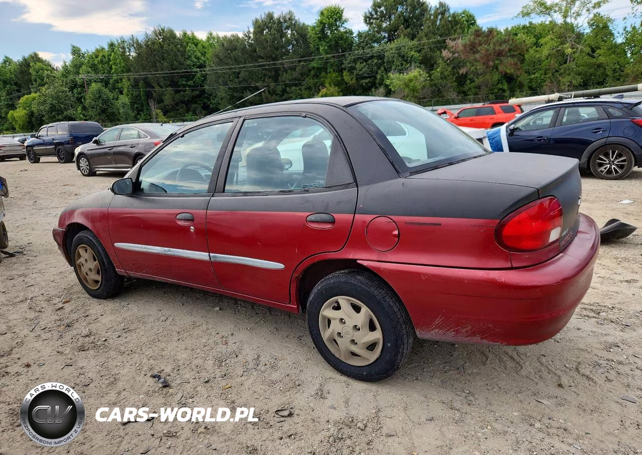 2000 Chevrolet Metro Lsi VIN:2C1MR5224Y6721036 - 2
