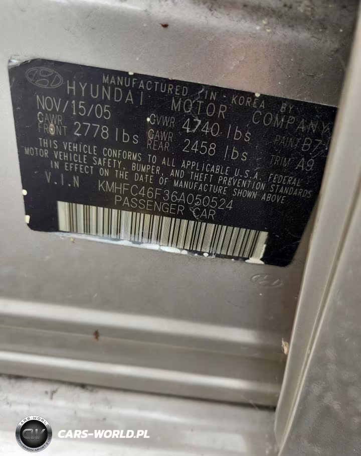 2006 Hyundai Azera Se VIN:KMHFC46F36A050524 - 12
