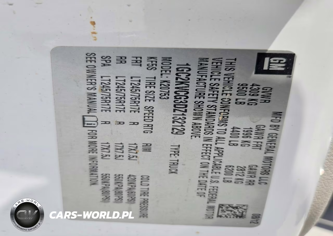 2013 Chevrolet Silverado K2500 Heavy Duty VIN:1GC2KVCG3DZ132129 - 13