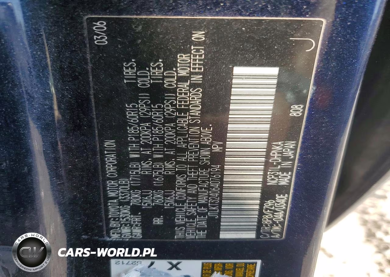 2006 Toyota Scion Xb VIN:JTLKT324064076194 - 13