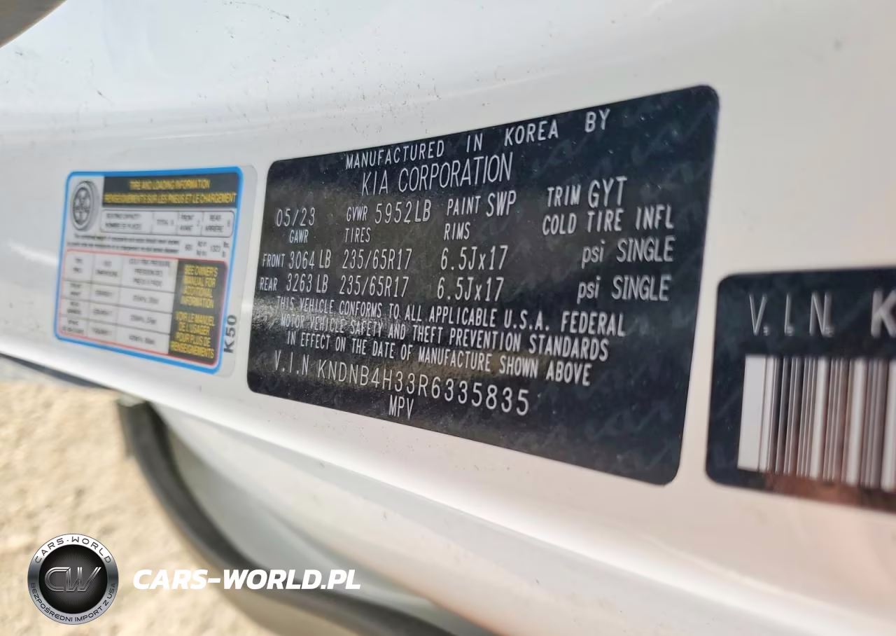 2024 Kia Carnival Lx VIN:KNDNB4H33R6335835 - 13