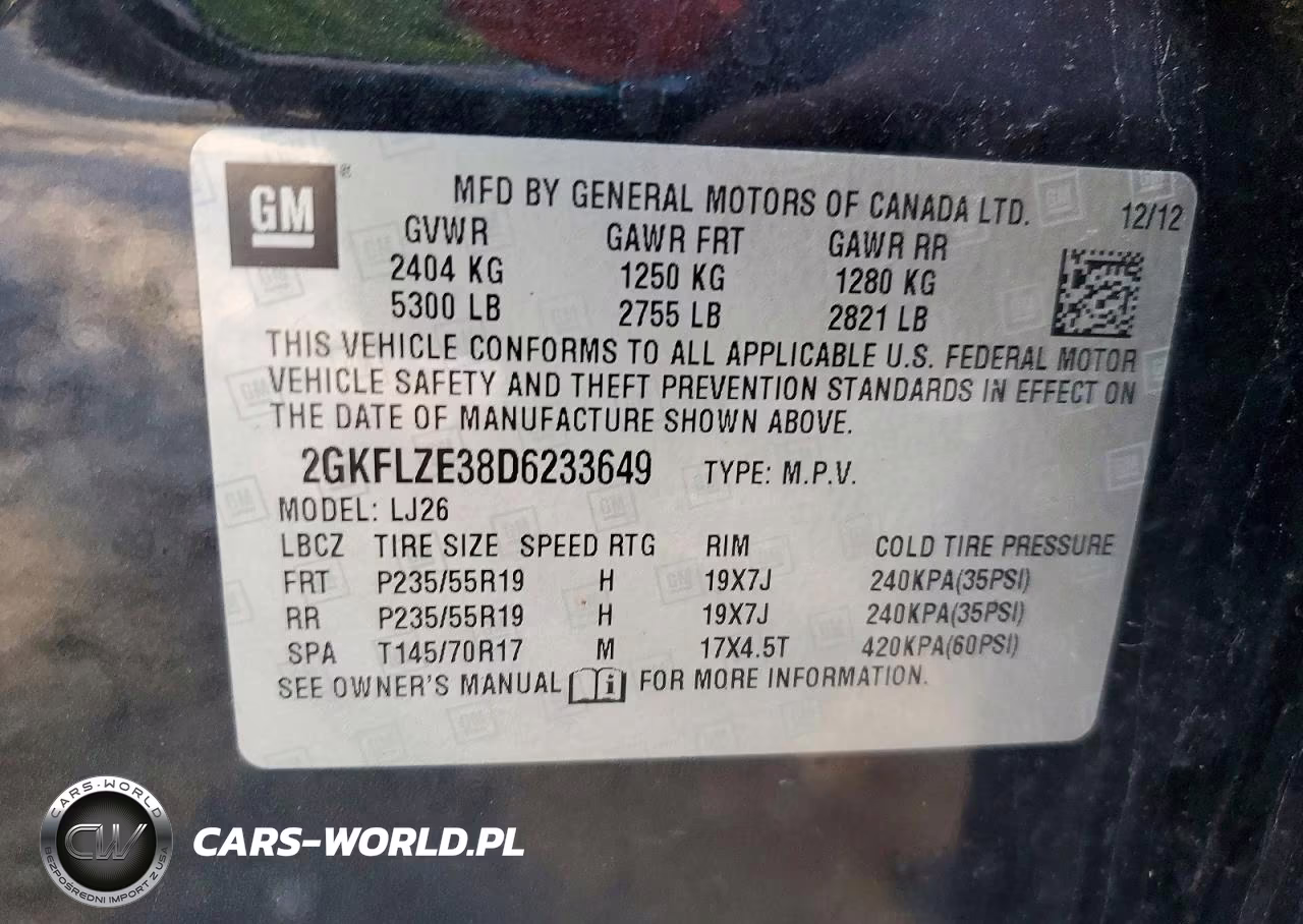 2013 GMC Terrain Denali VIN:2GKFLZE38D6233649 - 13