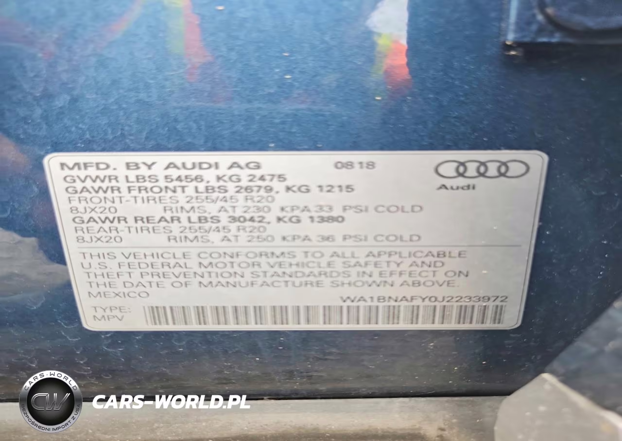 2018 Audi Q5 Premium Plus VIN:WA1BNAFY0J2233972 - 14