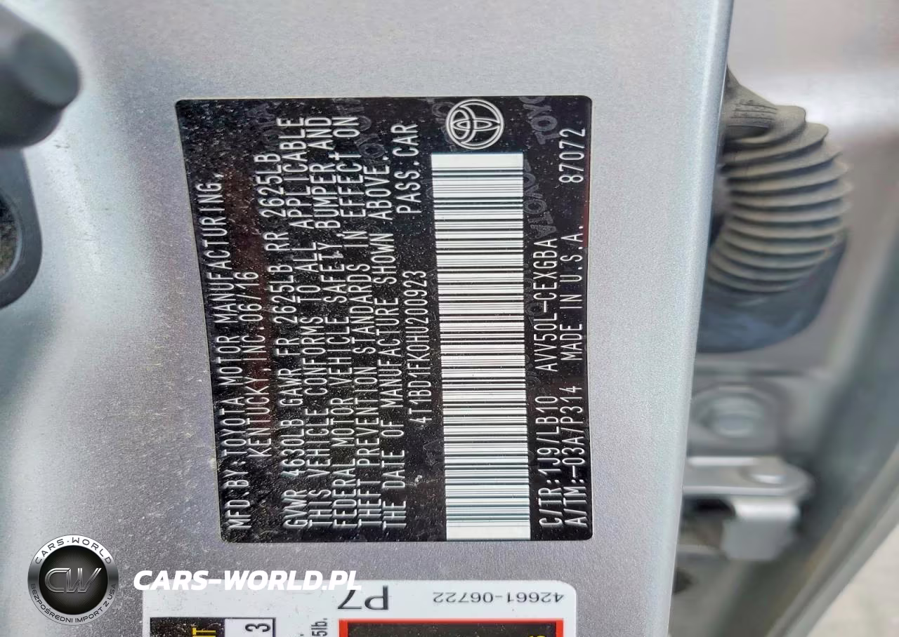 2017 Toyota Camry Hybrid Xle VIN:4T1BD1FK0HU200923 - 13