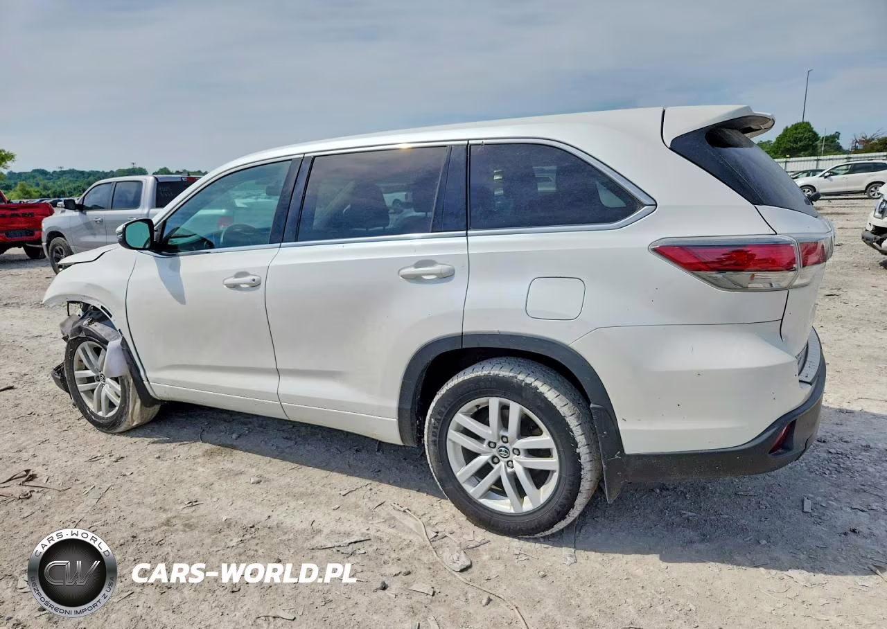 2016 Toyota Highlander Le VIN:5TDBKRFH3GS231423 - 2