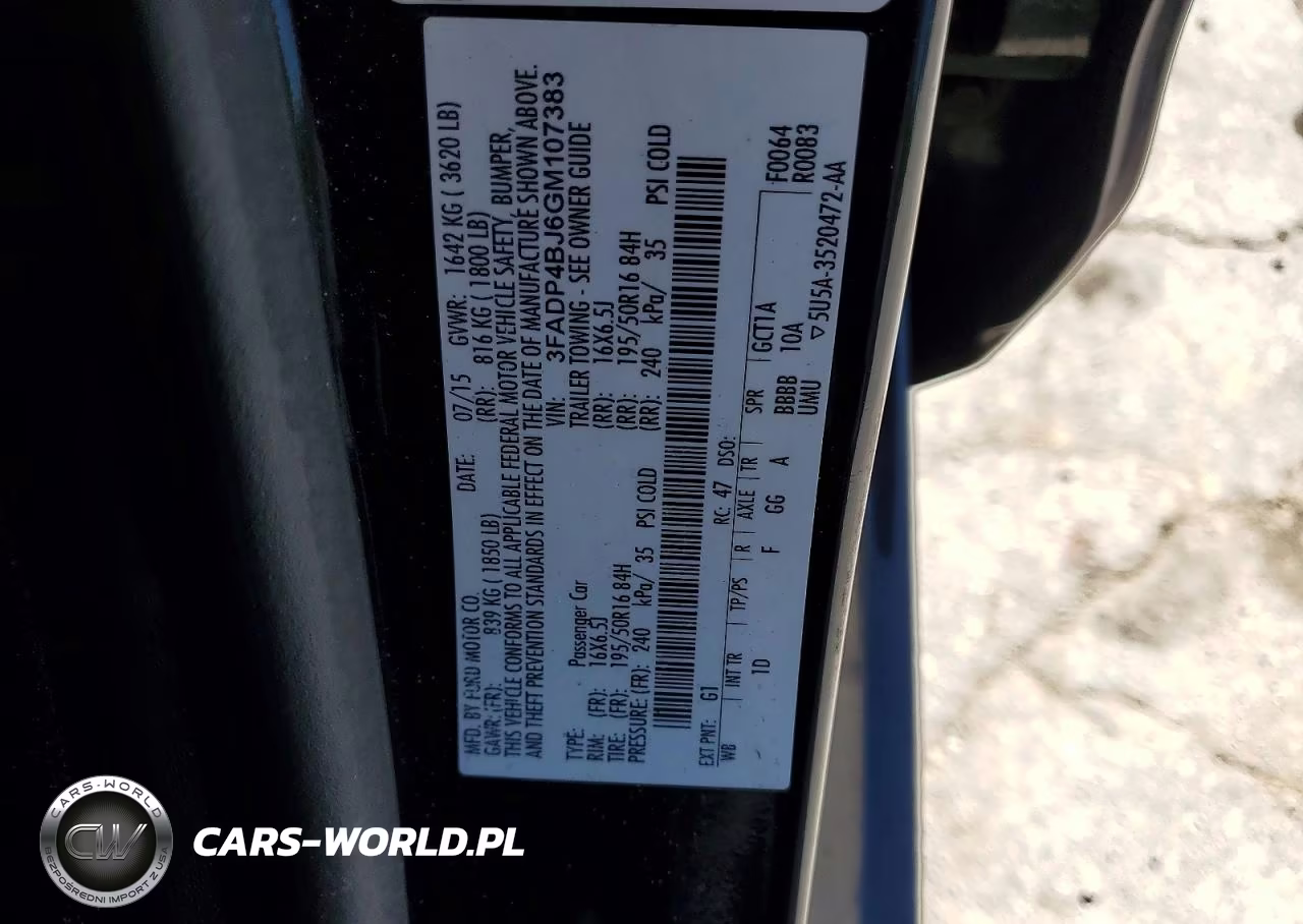 2016 Ford Fiesta Se VIN:3FADP4BJ6GM107383 - 12
