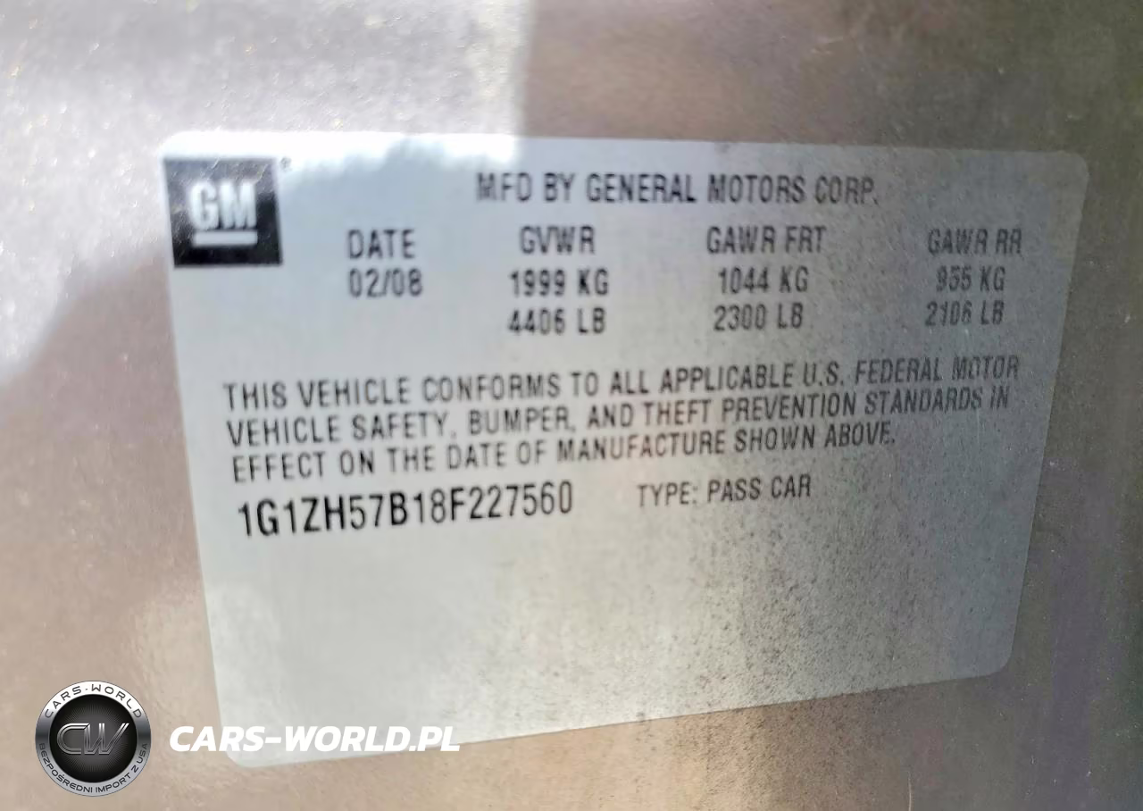 2008 Chevrolet Malibu 1Lt VIN:1G1ZH57B18F227560 - 12