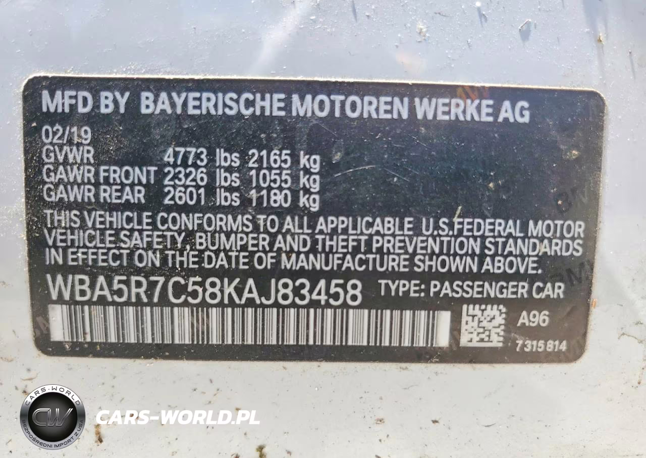 2019 BMW 330Xi VIN:WBA5R7C58KAJ83458 - 12
