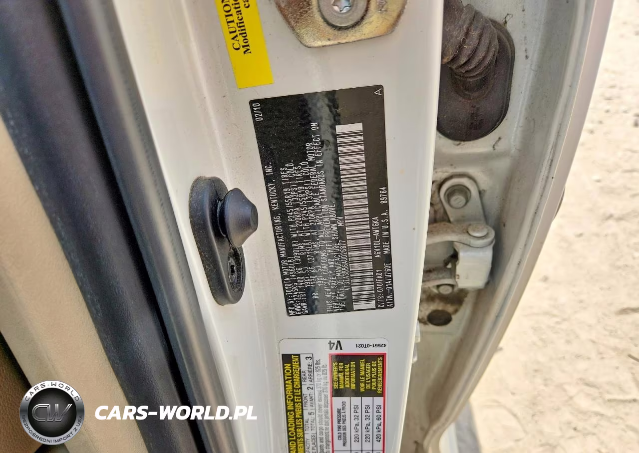 2010 Toyota Venza Fwd 4Cyl VIN:4T3ZA3BB6AU026877 - 13