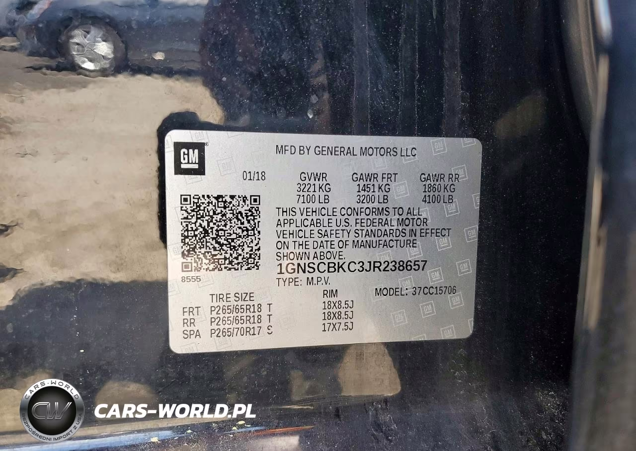 2018 Chevrolet Tahoe C1500 Lt VIN:1GNSCBKC3JR238657 - 14