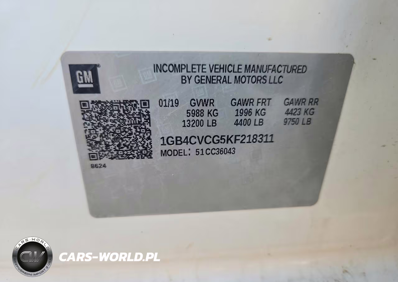 2019 Chevrolet Silverado C3500 VIN:1GB4CVCG5KF218311 - 12