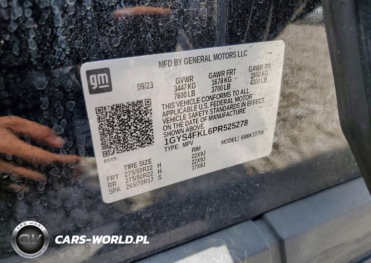 2023 Cadillac Escalade Sport VIN:1GYS4FKL6PR525278 - 13