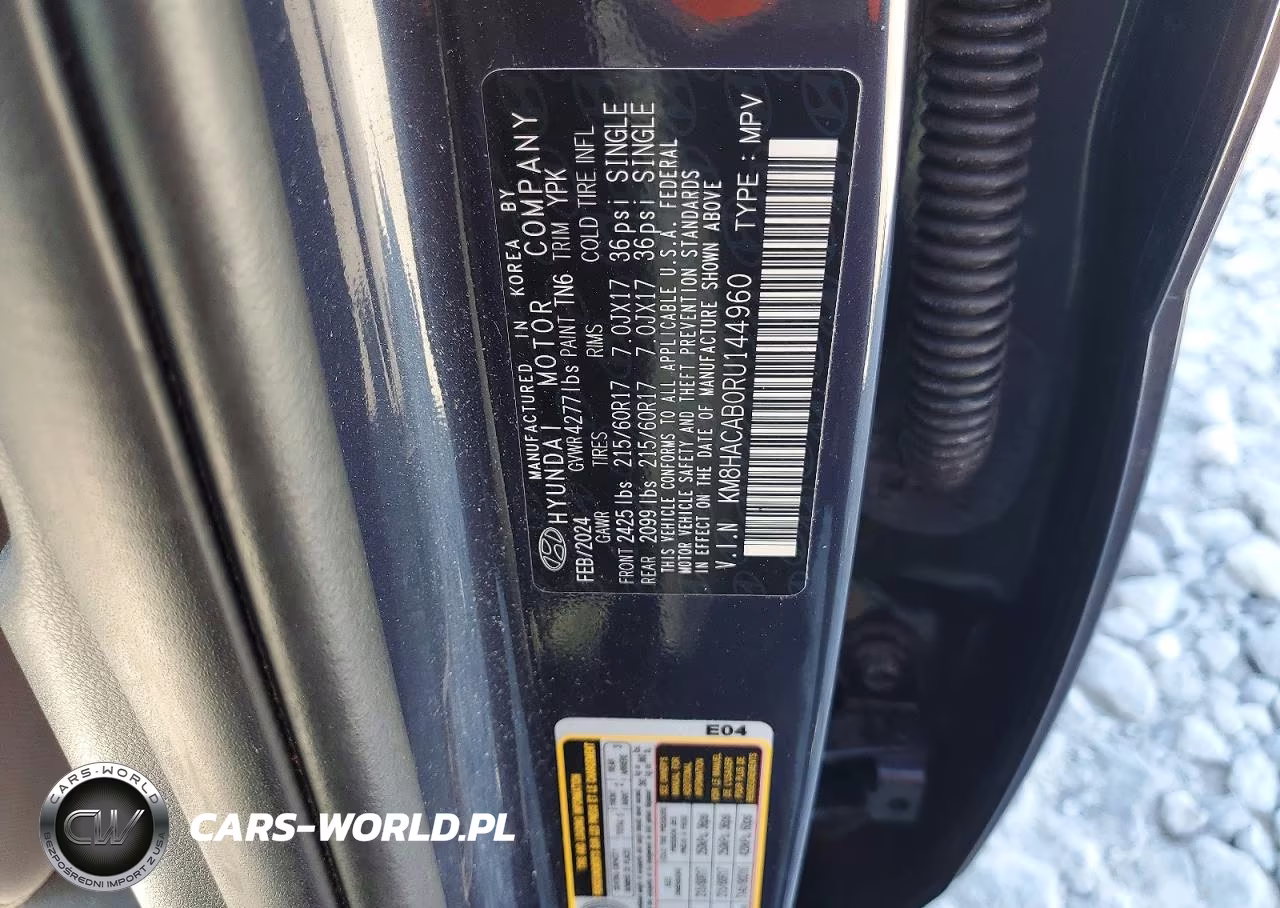 2024 Hyundai Kona Se VIN:KM8HACAB0RU144960 - 13