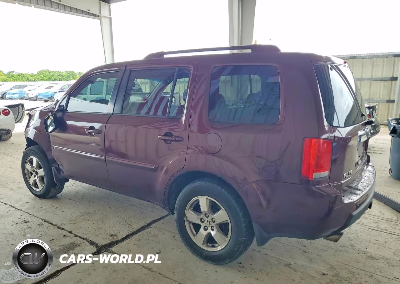 2010 Honda Pilot Exl VIN:5FNYF3H51AB009036 - 2