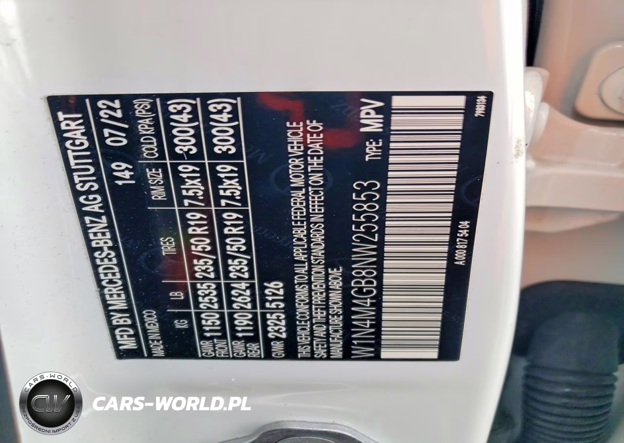 2022 Mercedes-Benz Glb 250 VIN:W1N4M4GB8NW255853 - 14