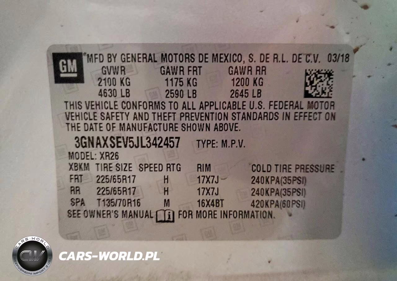 2018 Chevrolet Equinox Lt VIN:3GNAXSEV5JL342457 - 13