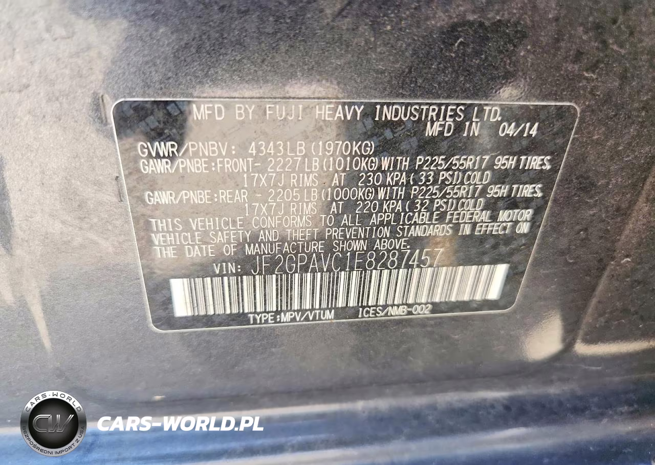 2014 Subaru Xv Crosstrek 2.0 Premium VIN:JF2GPAVC1E8287457 - 13