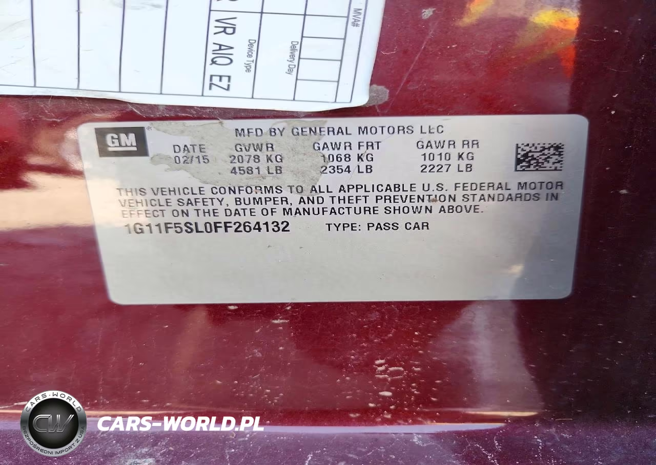 2015 Chevrolet Malibu Ltz VIN:1G11F5SL0FF264132 - 12