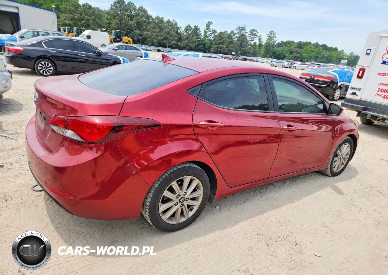 2014 Hyundai Elantra Se VIN:5NPDH4AE1EH546148 - 3