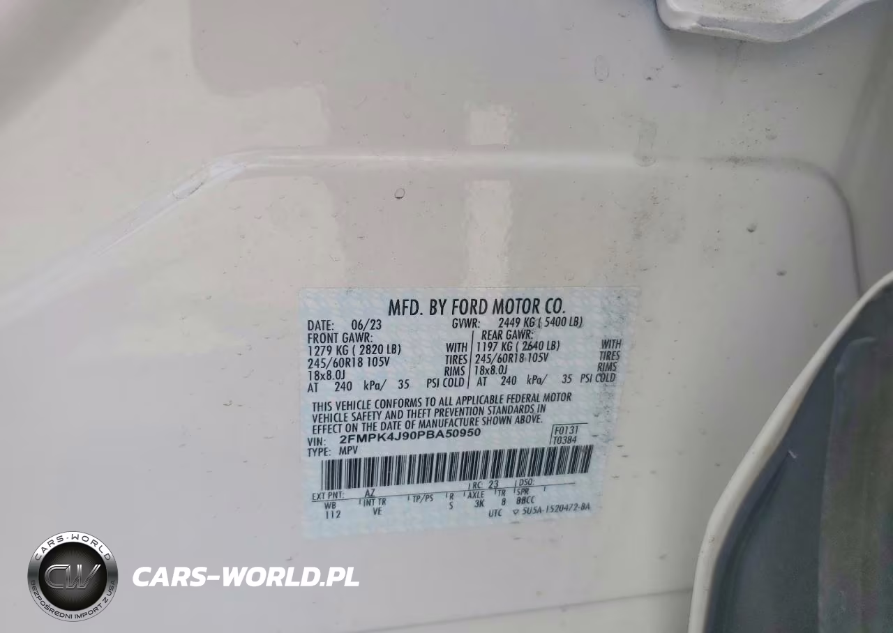 2023 Ford Edge Sel VIN:2FMPK4J90PBA50950 - 13
