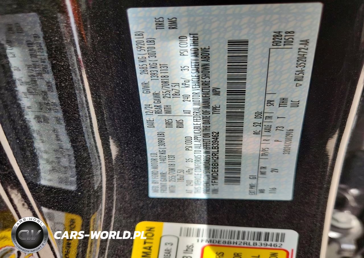 2024 Ford Bronco Outer Banks VIN:1FMDE8BH2RLB39462 - 12