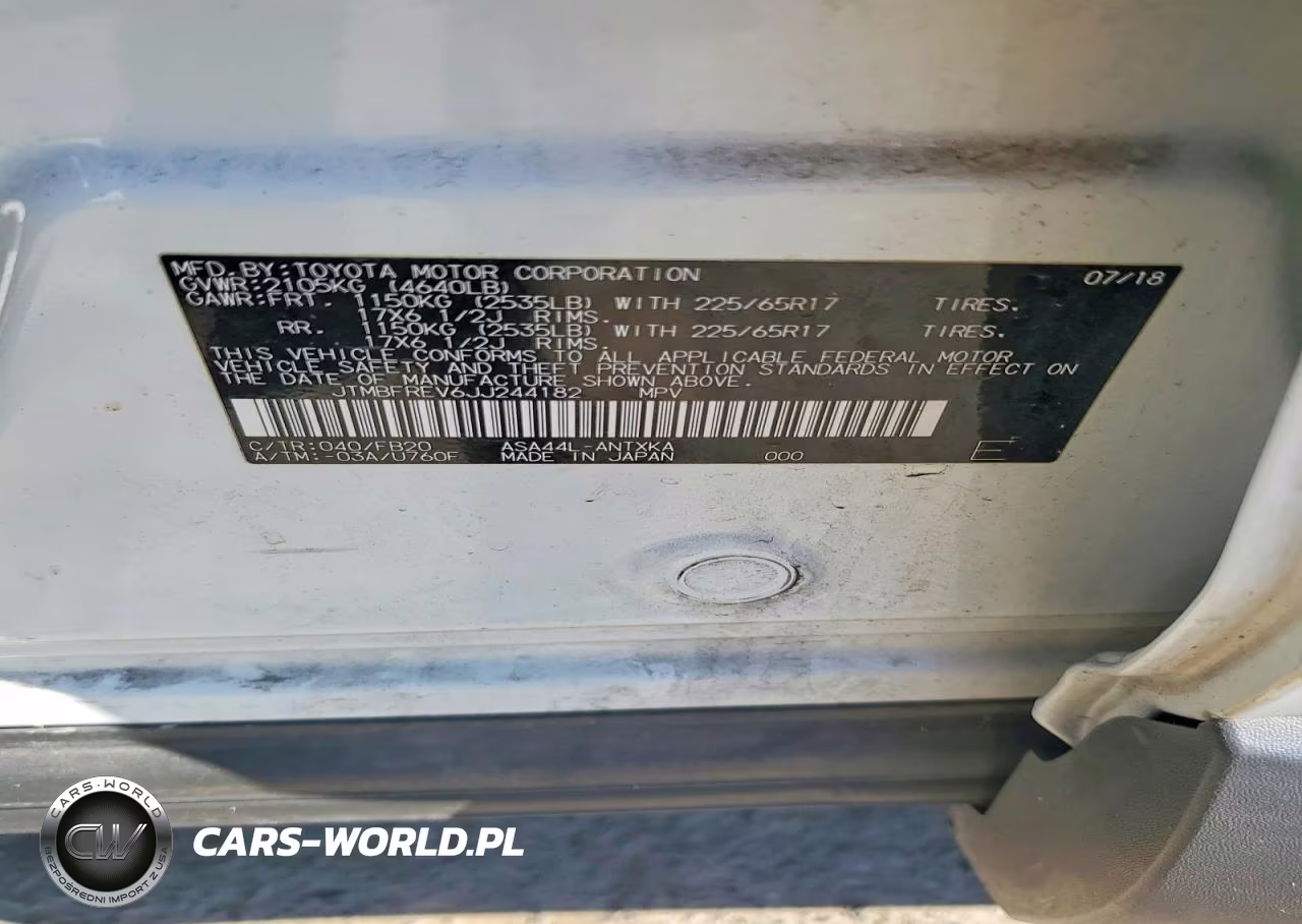 2018 Toyota Rav4 Le VIN:JTMBFREV6JJ244182 - 13
