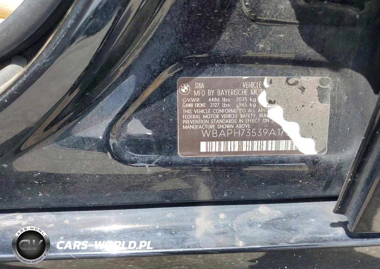 2009 BMW 328 I VIN:WBAPH73539A173474 - 13