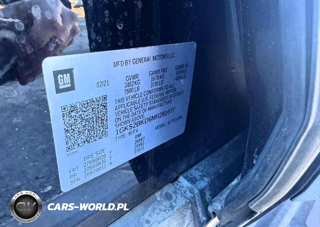 2021 GMC Yukon Slt VIN:1GKS2BKD6MR281077 - 10