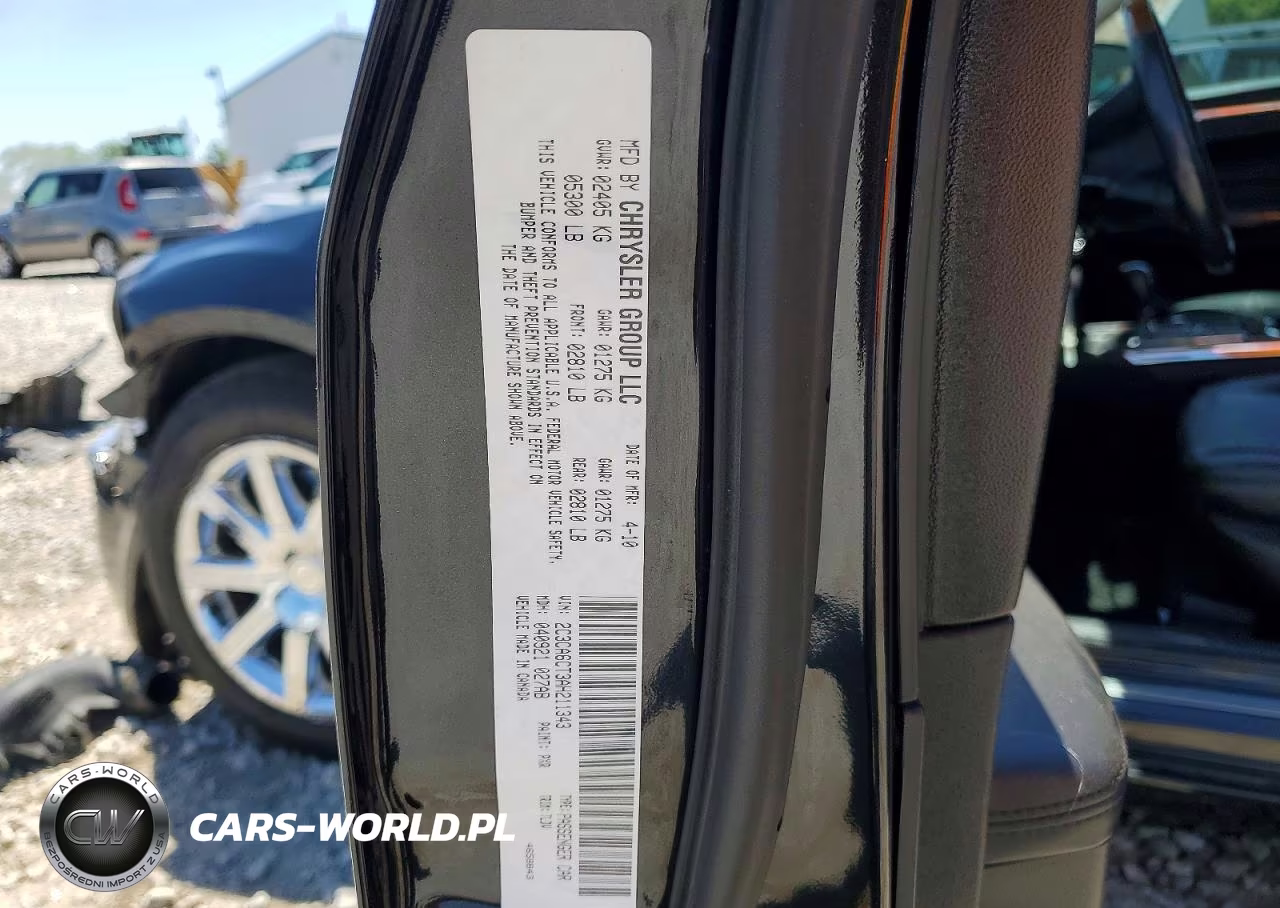 2010 Chrysler 300C VIN:2C3CA6CT3AH211343 - 12